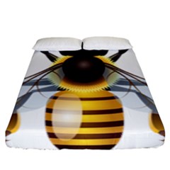 Bee Fitted Sheet (king Size) by BangZart