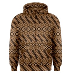 Batik The Traditional Fabric Men s Zipper Hoodie by BangZart