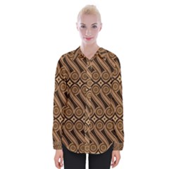 Batik The Traditional Fabric Womens Long Sleeve Shirt