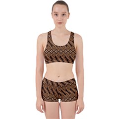 Batik The Traditional Fabric Work It Out Sports Bra Set