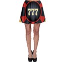 Casino Chip Clip Art Skater Skirt View1