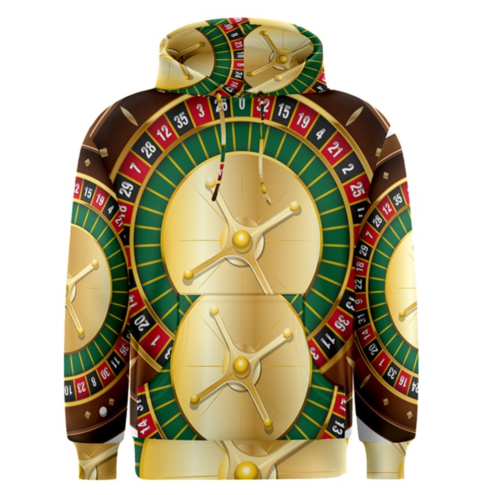 Casino Roulette Clipart Men s Pullover Hoodie