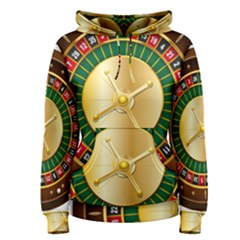 Casino Roulette Clipart Women s Pullover Hoodie by BangZart