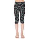 Abstract Spider Web Kids  Capri Leggings  View1