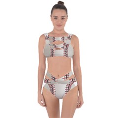 Baseball Bandaged Up Bikini Set 