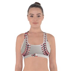 Baseball Cross Back Sports Bra by BangZart