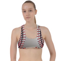 Baseball Criss Cross Racerback Sports Bra