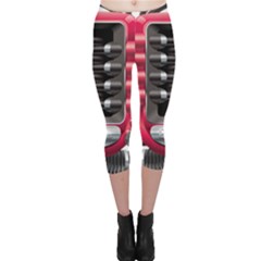 Car Engine Capri Leggings  by BangZart