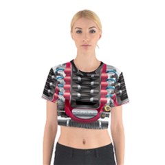 Car Engine Cotton Crop Top by BangZart