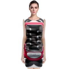 Car Engine Sleeveless Velvet Midi Dress by BangZart