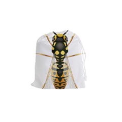 Wasp Drawstring Pouches (small)  by BangZart