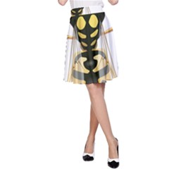 Wasp A-line Skirt by BangZart