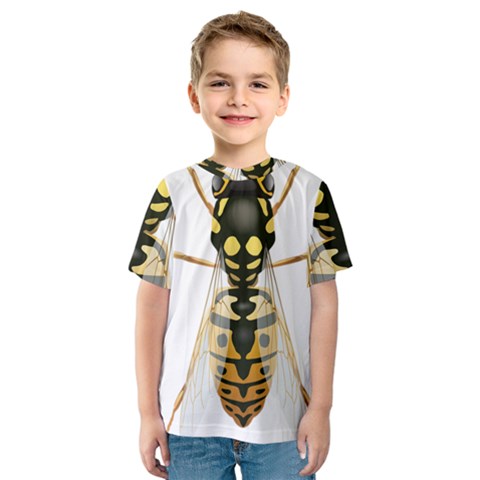 Wasp Kids  Sport Mesh Tee by BangZart