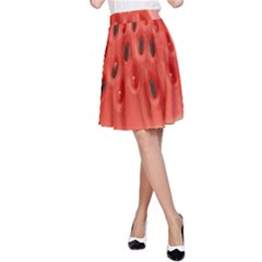 Piece Of Watermelon A-line Skirt by BangZart