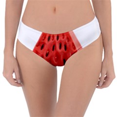 Piece Of Watermelon Reversible Classic Bikini Bottoms