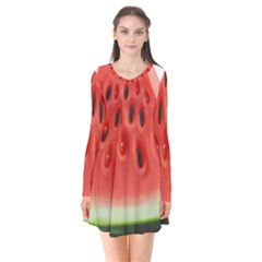 Piece Of Watermelon Flare Dress by BangZart