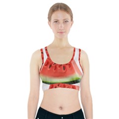 Piece Of Watermelon Sports Bra With Pocket