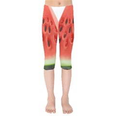 Piece Of Watermelon Kids  Capri Leggings 