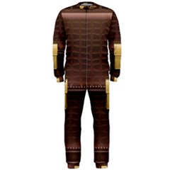 Brown Bag Onepiece Jumpsuit (men)  by BangZart