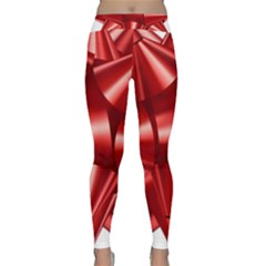 Red Bow Classic Yoga Leggings by BangZart