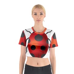 Ladybug Insects Cotton Crop Top by BangZart