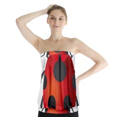 Ladybug Insects Strapless Top by BangZart