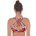 Ladybug Insects Cross String Back Sports Bra View2