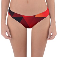 Abstract Triangle Wallpaper Reversible Hipster Bikini Bottoms