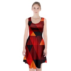 Abstract Triangle Wallpaper Racerback Midi Dress by BangZart