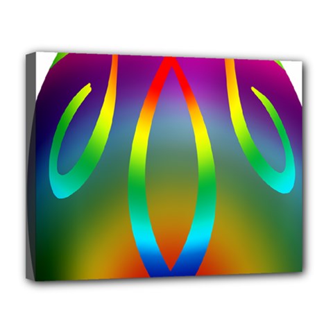 Colorful Easter Egg Canvas 14  X 11  by BangZart