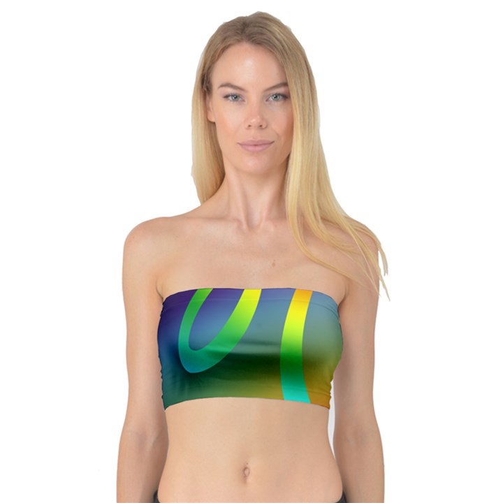 Colorful Easter Egg Bandeau Top