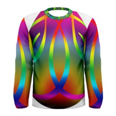 Colorful Easter Egg Men s Long Sleeve Tee by BangZart