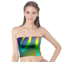 Colorful Easter Egg Tube Top by BangZart