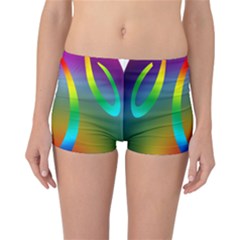 Colorful Easter Egg Reversible Boyleg Bikini Bottoms by BangZart