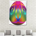 Colorful Easter Egg Small Tapestry View2