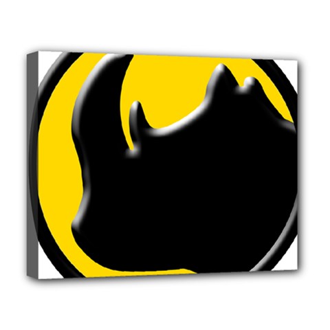 Black Rhino Logo Deluxe Canvas 20  X 16   by BangZart