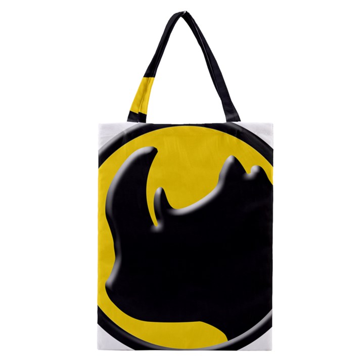 Black Rhino Logo Classic Tote Bag