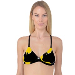 Black Rhino Logo Reversible Tri Bikini Top by BangZart