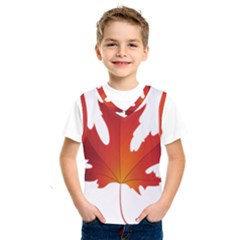 Autumn Maple Leaf Clip Art Kids  Sportswear by BangZart