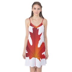 Autumn Maple Leaf Clip Art Camis Nightgown by BangZart