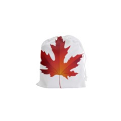 Autumn Maple Leaf Clip Art Drawstring Pouches (xs)  by BangZart