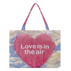 Love Concept Poster Design Medium Tote Bag by dflcprints