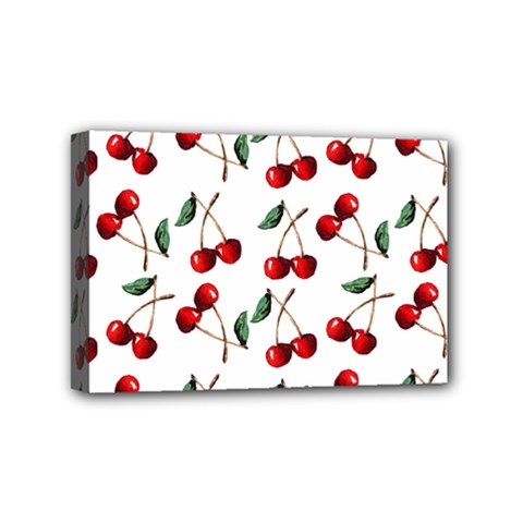 Cherry Red Mini Canvas 6  X 4  by Kathrinlegg