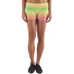 Rainbow Horizon Yoga Shorts