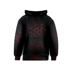 Abstract Pattern Honeycomb Kids  Pullover Hoodie