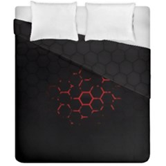 Abstract Pattern Honeycomb Duvet Cover Double Side (california King Size) by BangZart