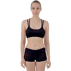 Abstract Pattern Honeycomb Women s Sports Set