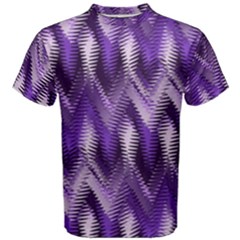 Purple Wavy Men s Cotton Tee