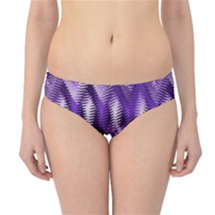 Purple Wavy Hipster Bikini Bottoms