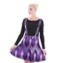 Purple Wavy Suspender Skater Skirt View1